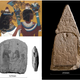 Examples of ancient Egyptian artworks with depictions of head cones.